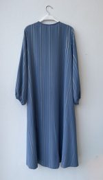 GOLD STRIPE LOOSE FIT DRESS BLUE - Image 2
