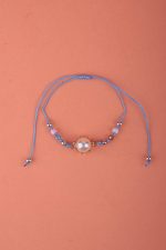 BRACELET WITH PEARL CHARMS BLUE