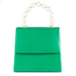 EMILIANA PEARL HANDLE BAG GREEN