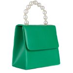 EMILIANA PEARL HANDLE BAG GREEN - Image 2