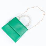 EMILIANA PEARL HANDLE BAG GREEN - Image 3