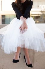 TULLE SKIRT WHITE
