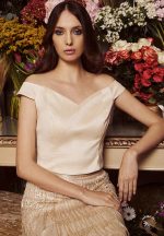HEART SHAPE NECKLINE TOP NUDE