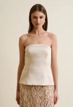 STRAPLESS TOP SATIN - Image 2