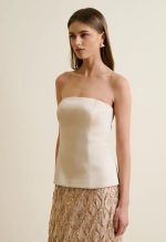 STRAPLESS TOP SATIN - Image 3