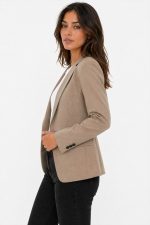 BLAZER JACKET DARK BEIGE - Image 2
