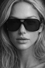 AVIATOR PLASTIC FRAME SUNGLASSES GREY LENSE