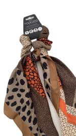 HAIR SCRUNCHY LARGE WITH SCARF - Image 3