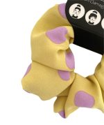 HAIR SCRUNCHY POLKA DOT YELLOW - Image 2