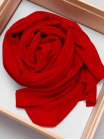 CHIFFON SCARF RED