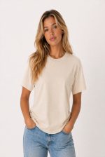 COTTON TSHIRT BEIGE