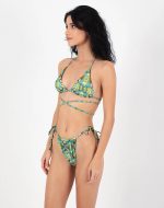 TOP TRIANGLE CROSSWAIST TURTLE PRINT - Image 4