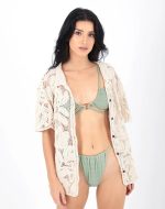 BOTTOM SLIDABLE RUCHED TIE SIDE SHIRRED MINT - Image 5
