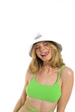 LIME BRALETTE TOP WITH ADJUSTABLE STRAPS - Image 3