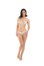 PATCHWORK LEOPARD BOTTOM V-SHAPE HIGH LEG - Image 3