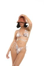 PATCHWORK LEOPARD BOTTOM ADJUSTABLE TIE SIDE - Image 2