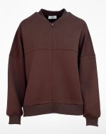 Lily Front Zip Sweatshirt Brown