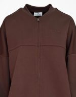 Lily Front Zip Sweatshirt Brown - Image 2