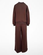 Gabriel Wide Leg Joggers Brown - Image 4
