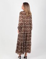 AQUANTA MAXI KAFTAN DRESS BROWN - Image 5