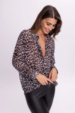 ANIMAL PRINT SHIRT BEIGE - Image 2