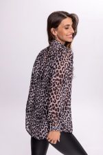 ANIMAL PRINT SHIRT BEIGE - Image 3
