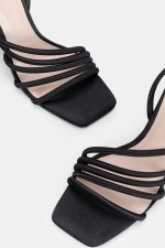 ADEL SATIN HEELS BLACK - Image 3