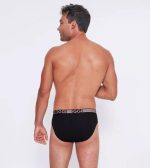 SLOGGI ABC GO NATURAL MIDI BRIEFS BLACK 2 PIECES - Image 2
