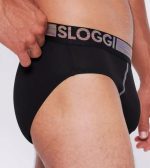 SLOGGI ABC GO NATURAL MIDI BRIEFS BLACK 2 PIECES - Image 3