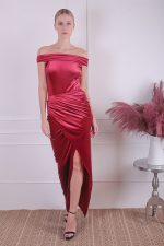 AMINA MURR MARTA SKIRT BORDO - Image 4