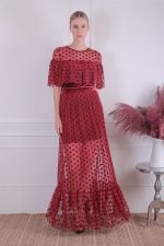 AMINA MURR POLKA DOT DRESS