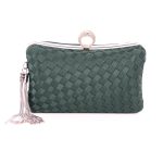 LULU CLUTCH BAG GREEN