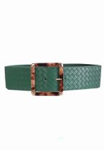 SQUARE BUCKLE BELT GREEN
