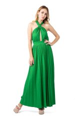 DARYA LUREX DRESS GREEN