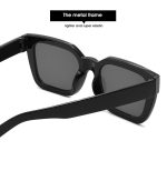 SQUARE SHAPE SUNGLASSES TEA - Image 5