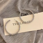 RHINESTONE HOOP EARRINGS - Image 5