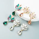 CRYSTAL EARRINGS CLEAR - Image 2