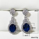 LUXURY RHINESTONE EARRINGS - Image 2