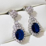 LUXURY RHINESTONE EARRINGS - Image 4