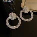 DIAMANTE EARRINGS GOLD