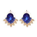 CHRYSTAL EARRINGS BLUE