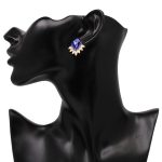CHRYSTAL EARRINGS BLUE - Image 2