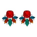 CHRYSTAL EARRINGS RED