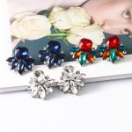 CHRYSTAL EARRINGS RED - Image 5