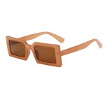 SQUARE FRAME SUNGLASSES BEIGE