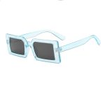 SQUARE FRAME SUNGLASSES BLUE