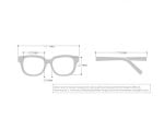 SQUARE FRAME SUNGLASSES BLUE - Image 4