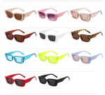 SQUARE FRAME SUNGLASSES LILAC - Image 4