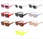 SQUARE FRAME SUNGLASSES BLUE - Image 7