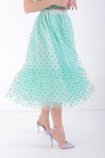 ESTER TULL SKIRT BY AMINA MURR MINT - Image 2